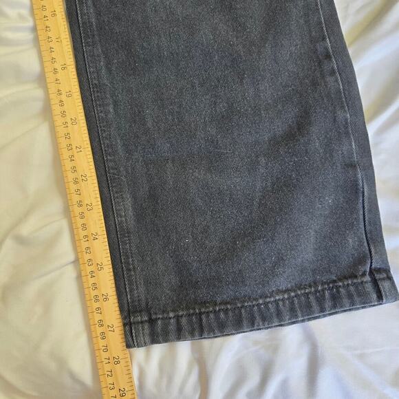 ZARA Black High Waisted Wide Leg Jeans Size 9/ 30 - Picture 10 of 11